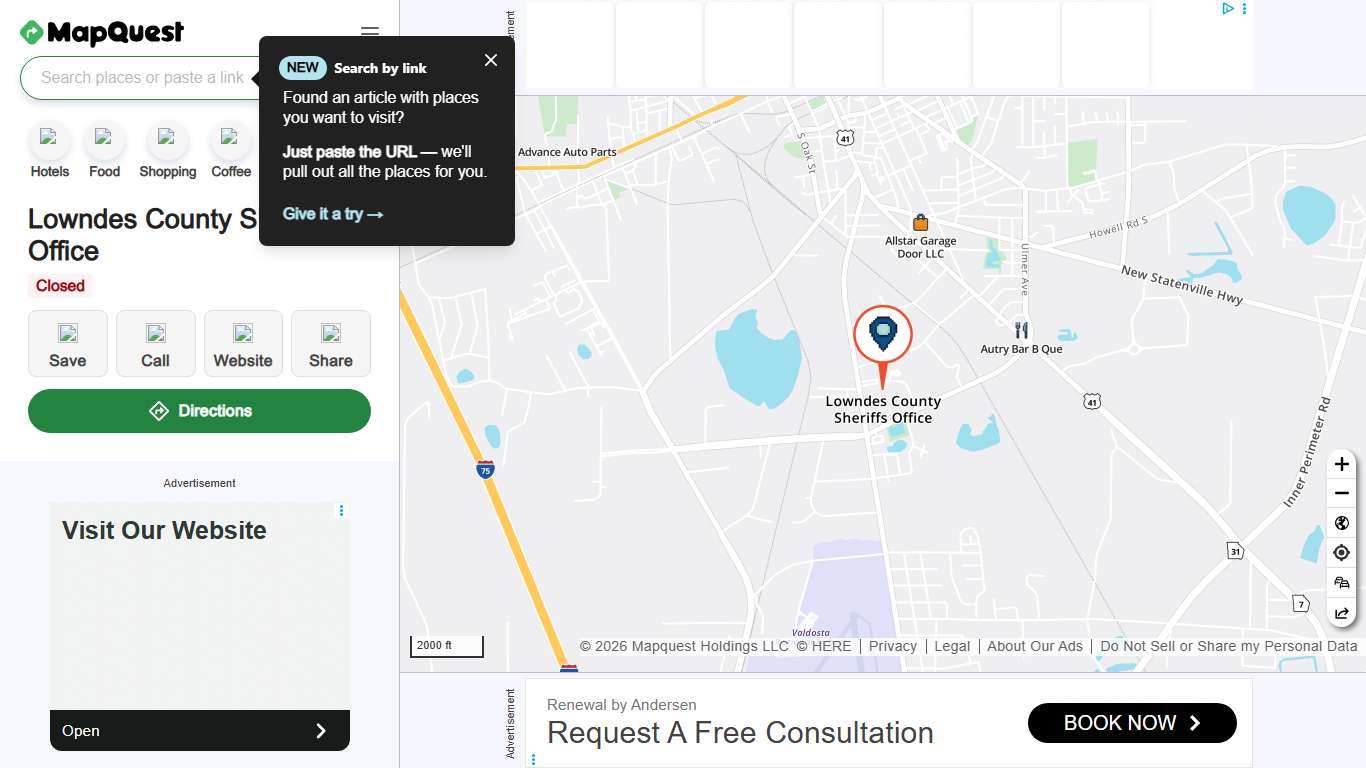 Lowndes County Sheriffs Office, 120 Prison Farm Rd, Valdosta, GA 31601, US - MapQuest